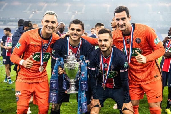 Keylor Navas Mauro Icardi Pablo Sarabia Sergio Rico PSG