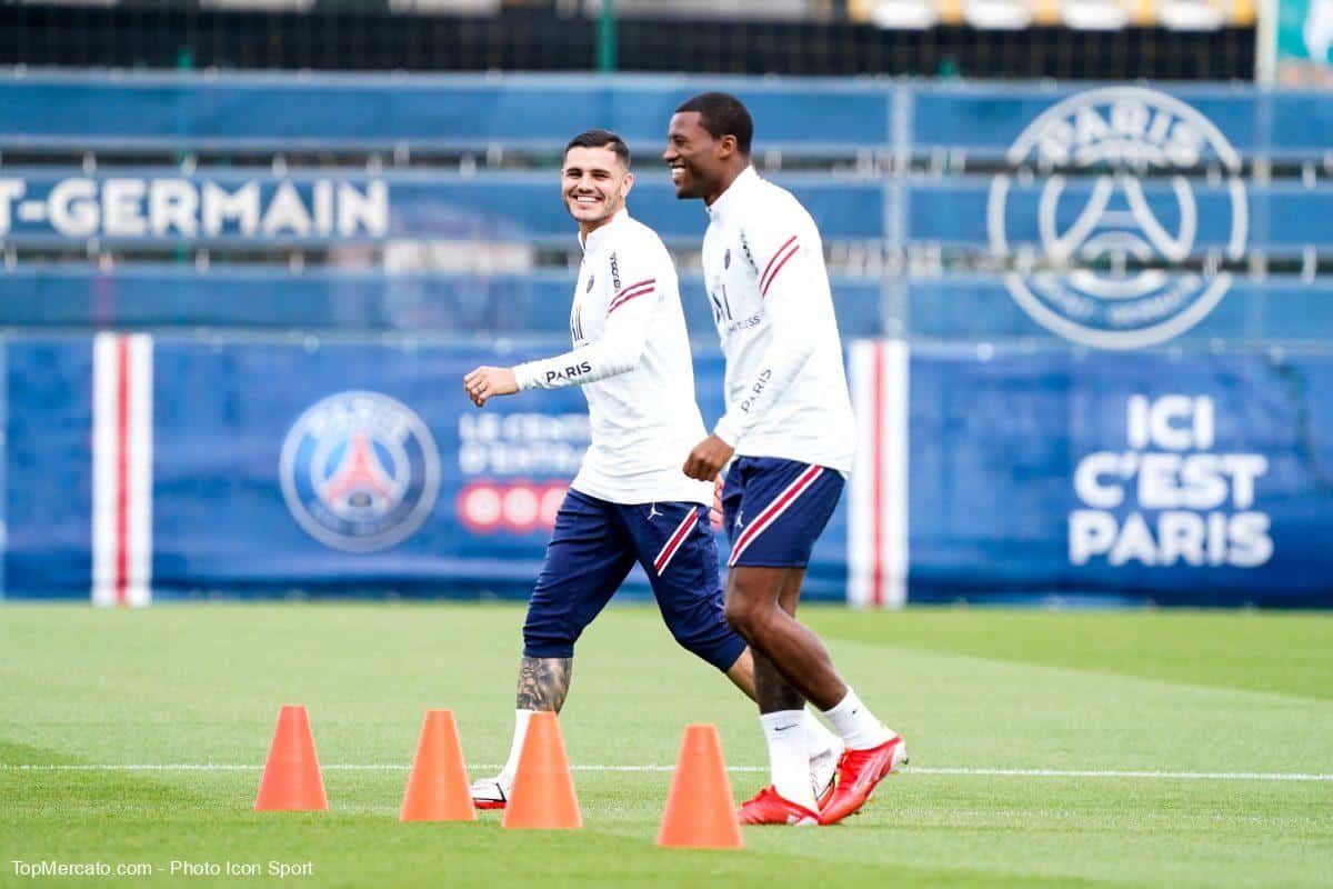 Mauro Icardi Georginio Wijnaldum PSG