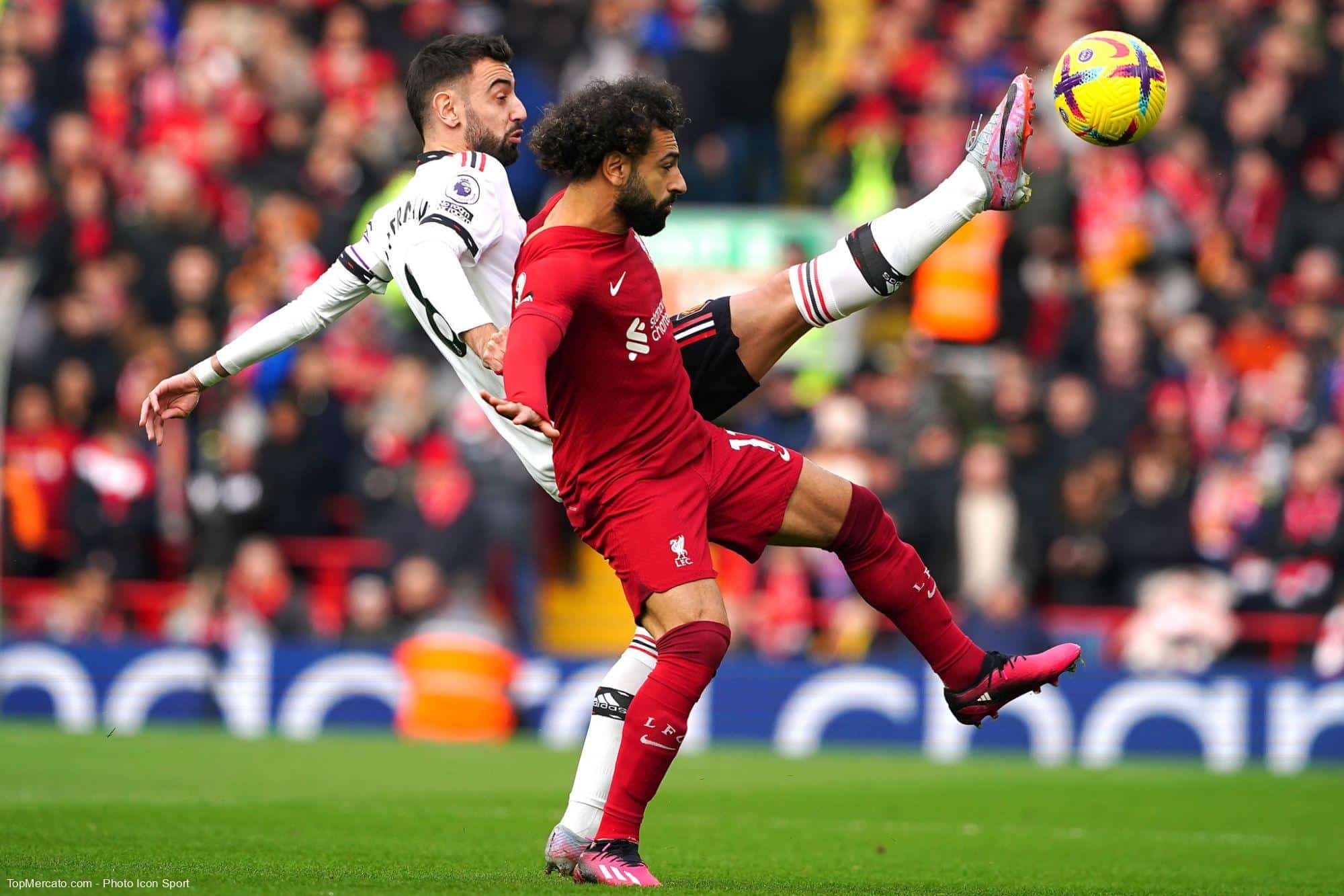 Mohamed Salah Bruno Fernandes Liverpool Manchester United