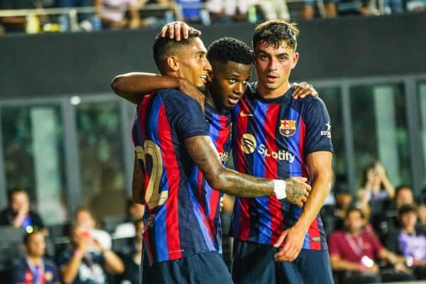 Raphinha Ansu Fati Pedri FC Barcelone Barça