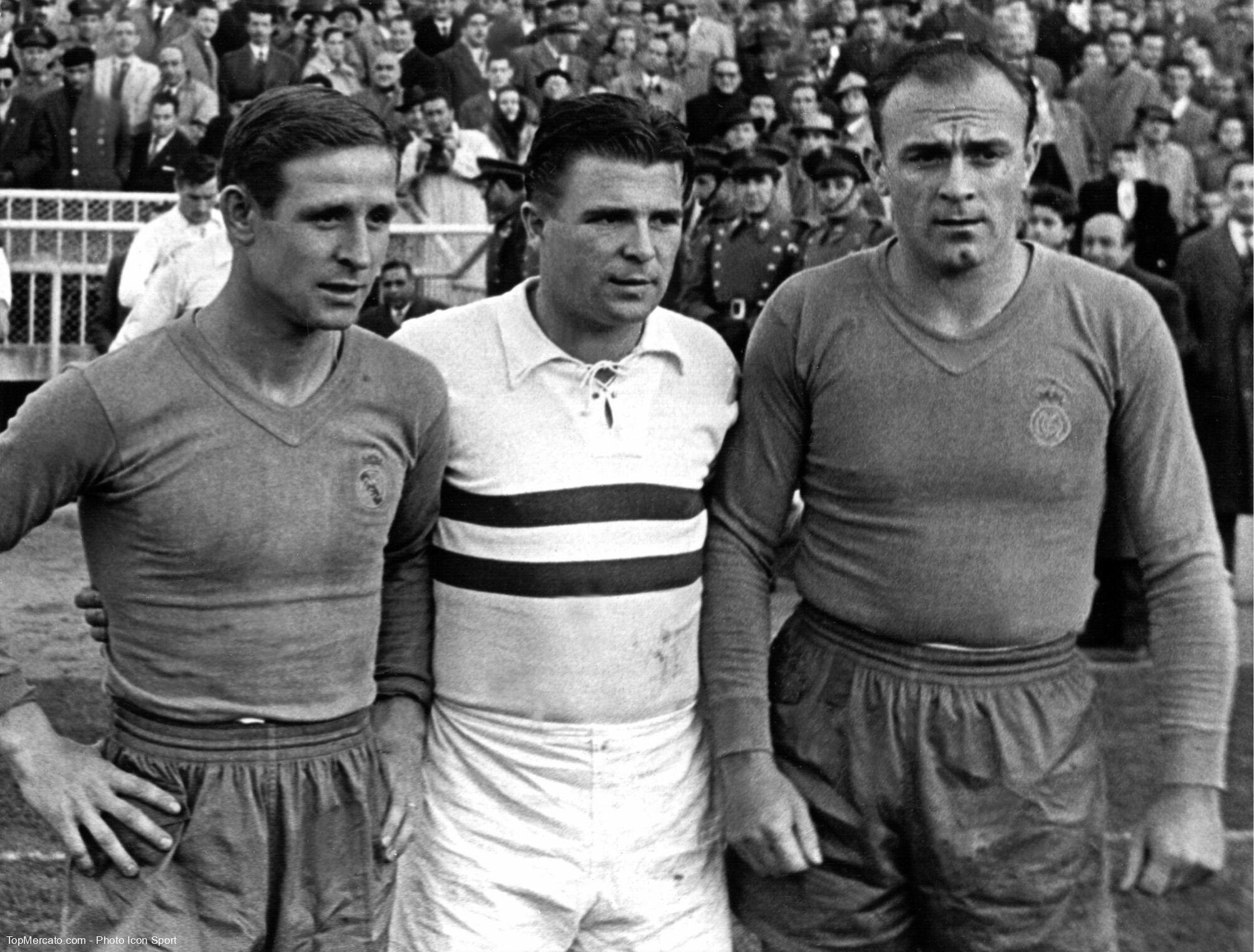 Raymond Kopa Ferenc Puskas Alfredo Di Stefano