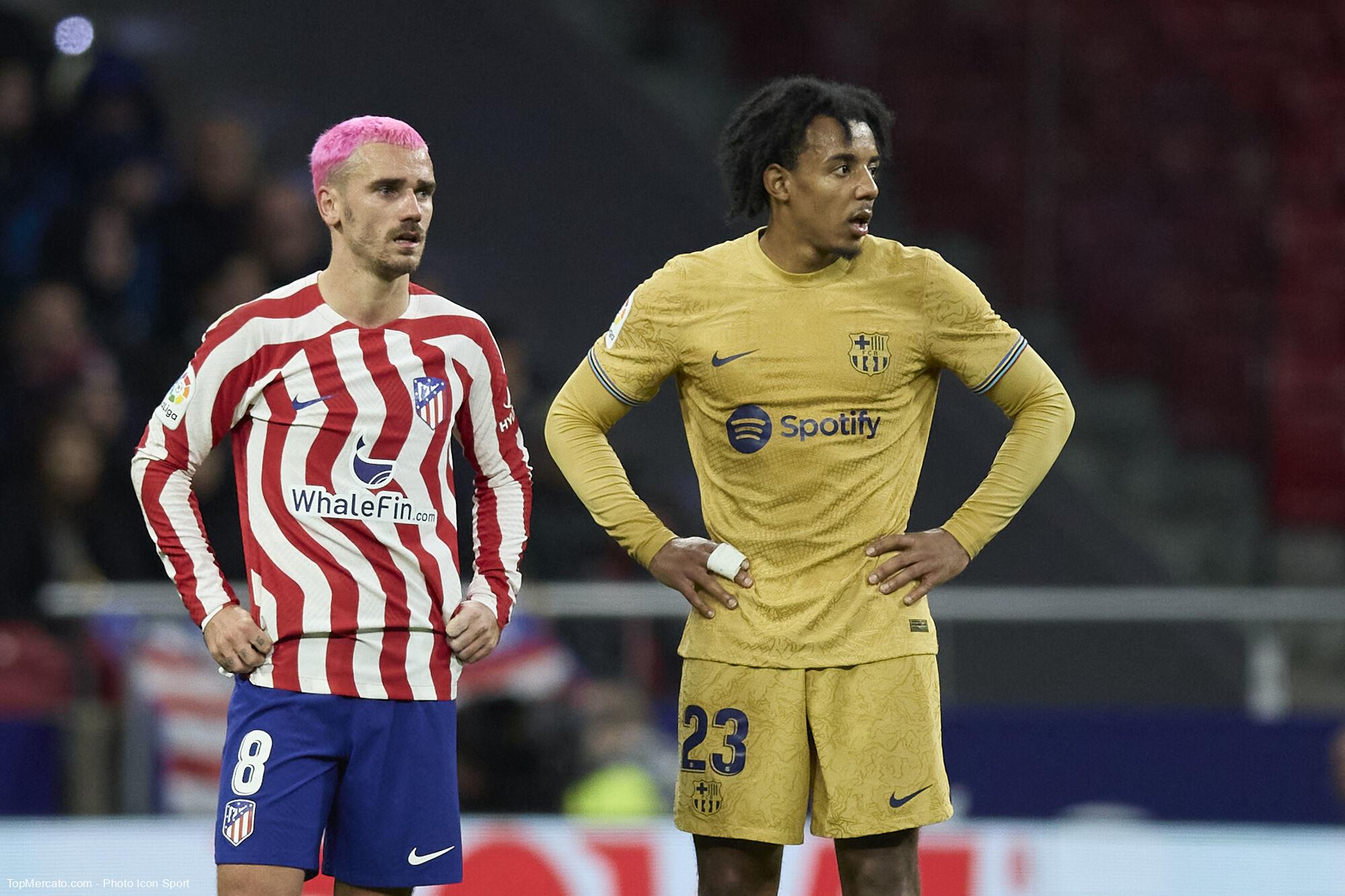 Antoine Griezmann Jules Koundé Atlético Madrid FC Barcelona