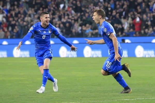 Jorginho Nicolo Barella Italie
