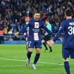 Kylian Mbappé Lionel Messi PSG Lens