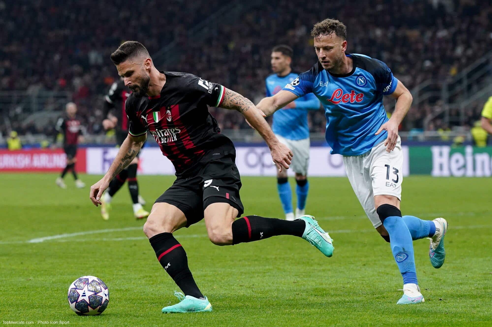 Match Naples – Milan AC : chaîne TV et compos probables