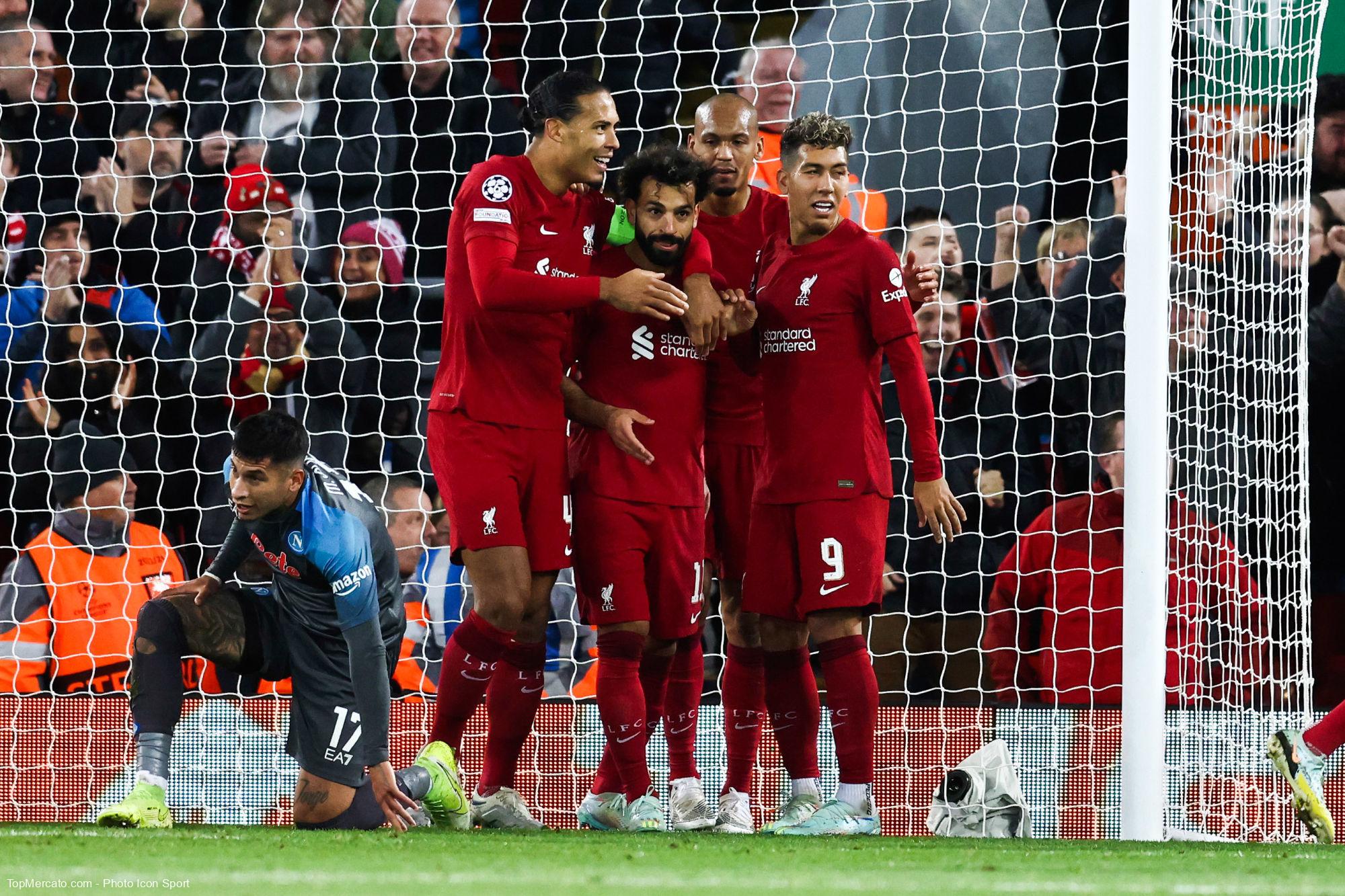 Virgil Van Dijk Fabinho Mohamed Salah Roberto Firmino Liverpool