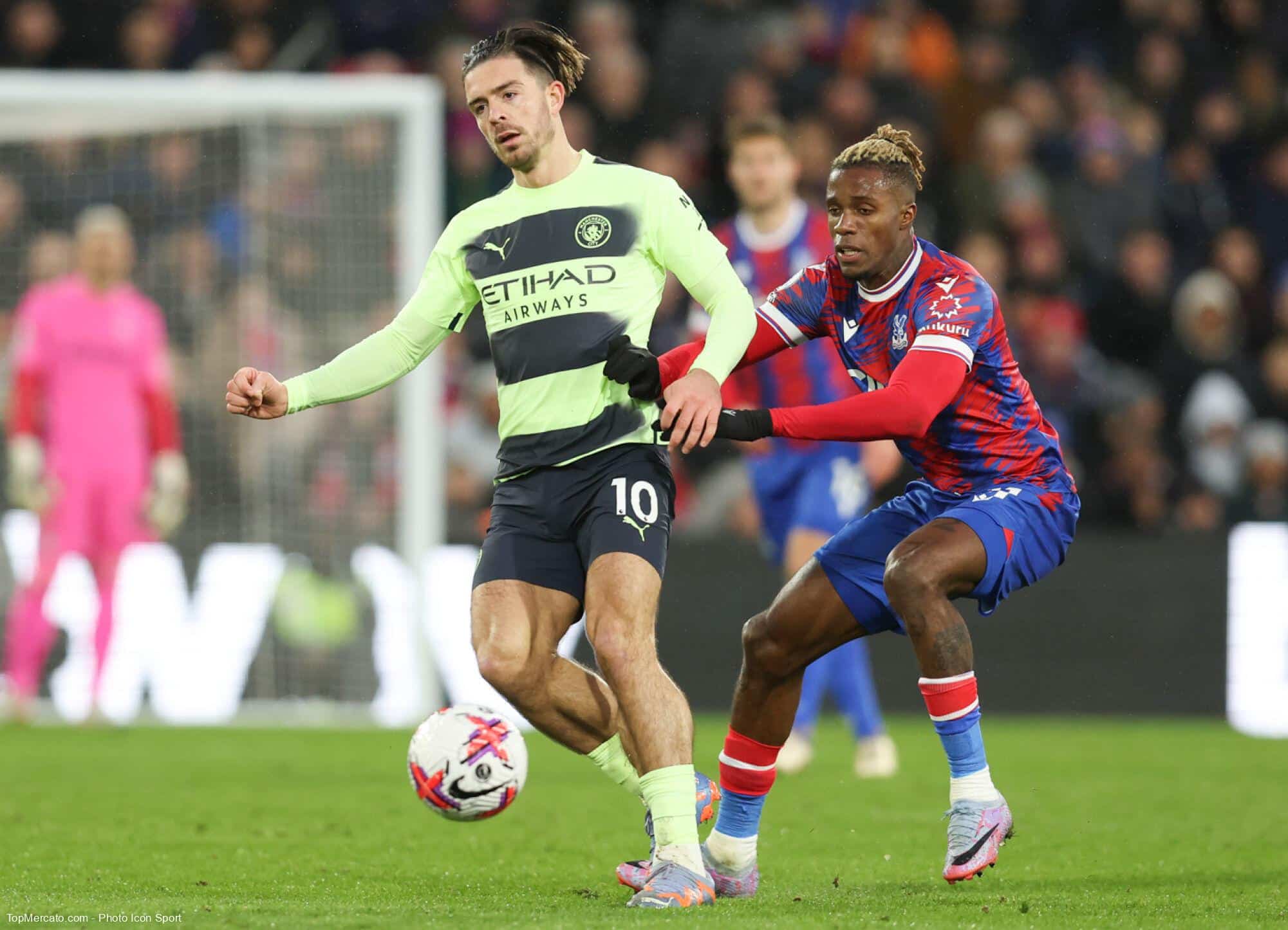 Jack Grealish Wilfried Zaha Manchester City Crystal Palace