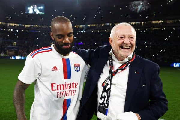 Alexandre Lacazette Jean-Michel Aulas OL
