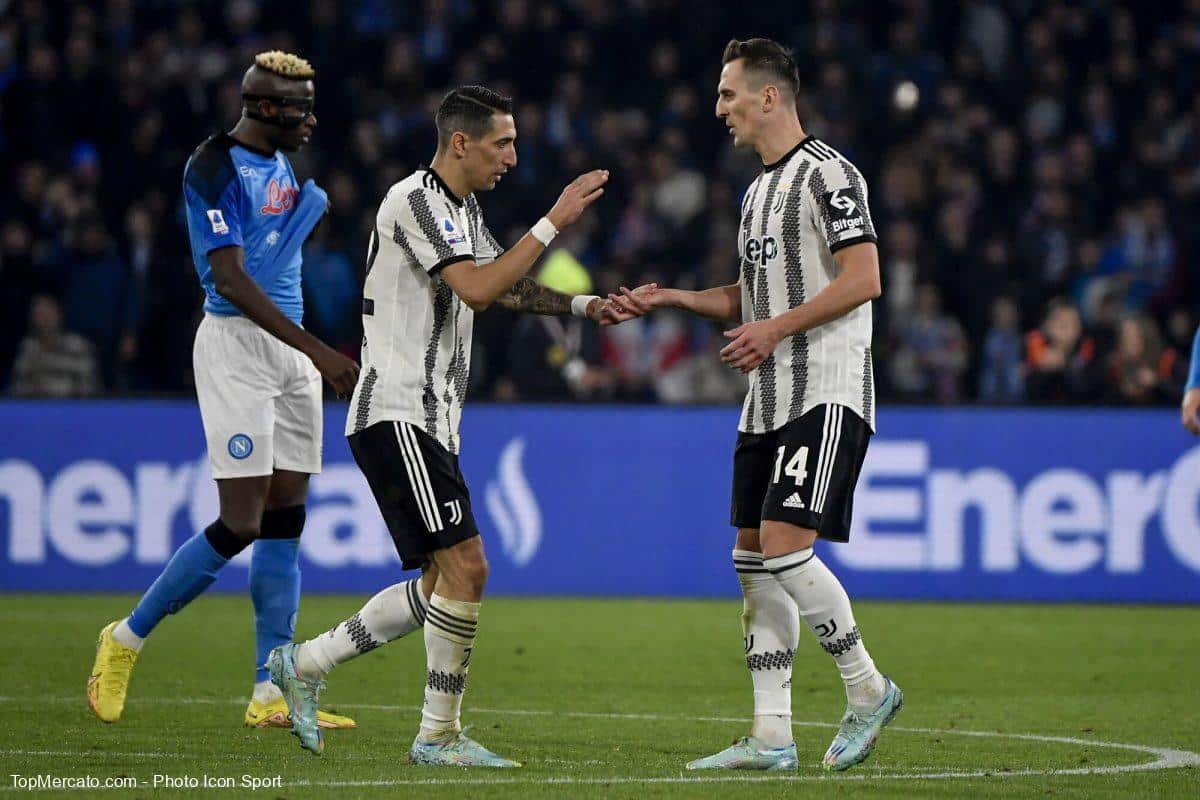 Angel Di Maria Arkadiusz Milik Juventus