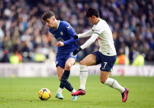 Kai Havertz Heung-min Son Chelsea Tottenham