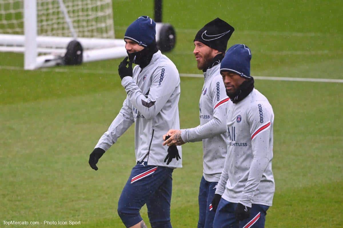 Mauro Icardi Sergio Ramos Georginio Wijnaldum PSG