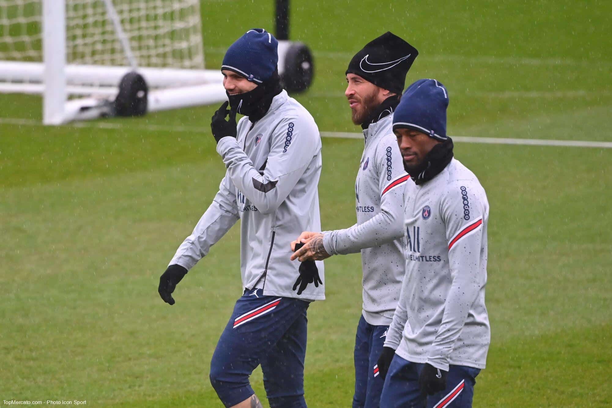 Mauro Icardi Sergio Ramos Georginio Wijnaldum PSG