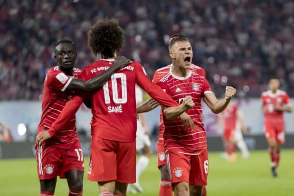 Sadio Mané Leroy Sané Joshua Kimmich Bayern Munich