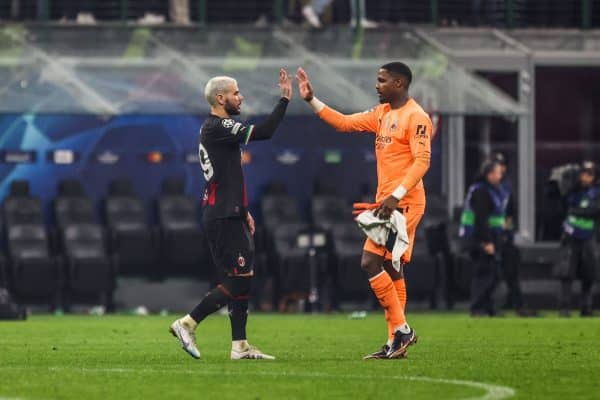 Theo Hernandez Mike Maignan AC Milan