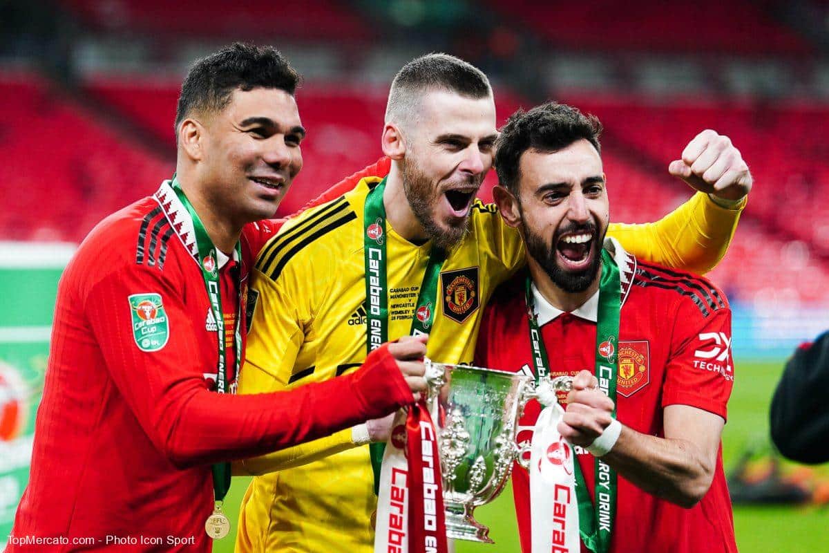 Casemiro David De Gea Bruno Fernandes Manchester United