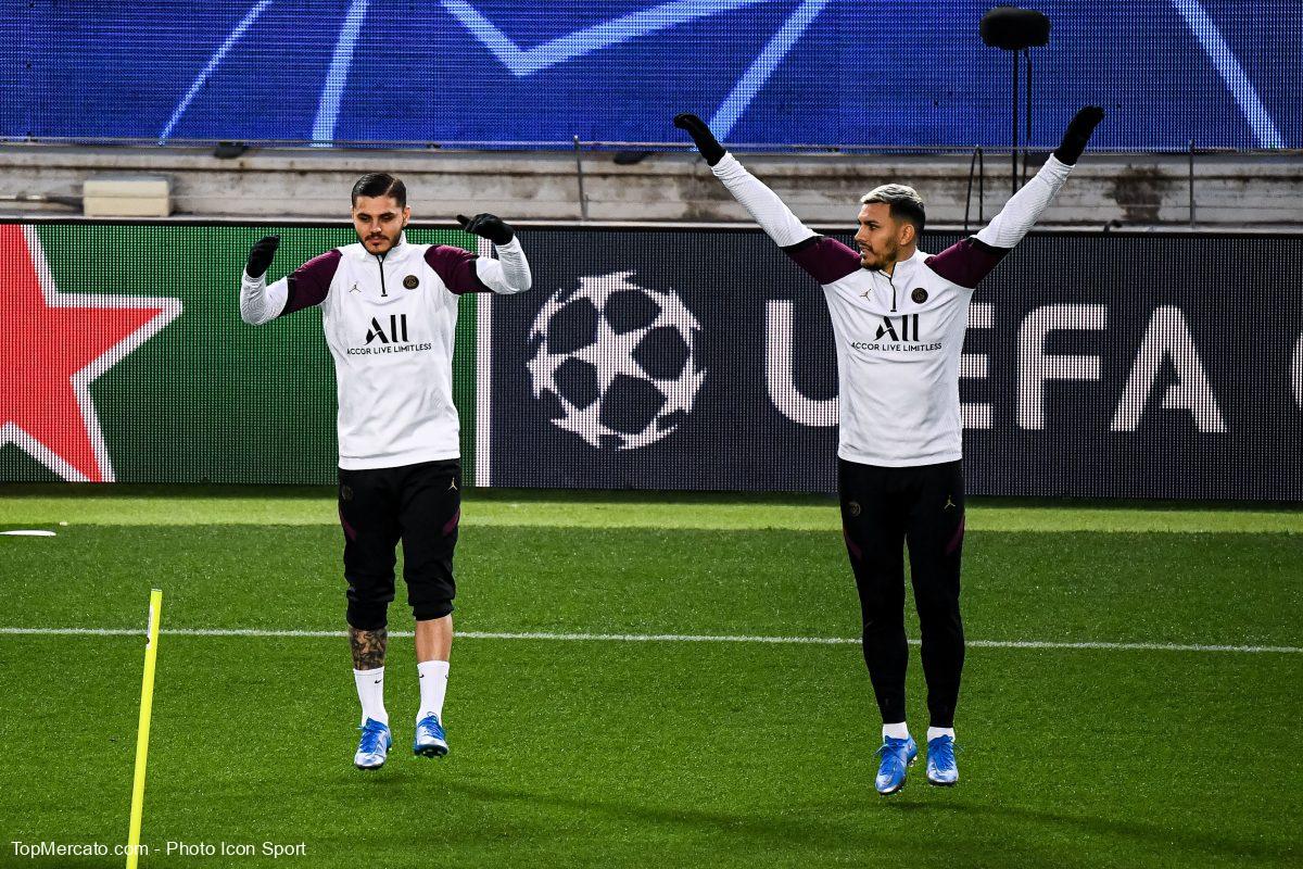 Mauro Icardi, Leandro Paredes, PSG