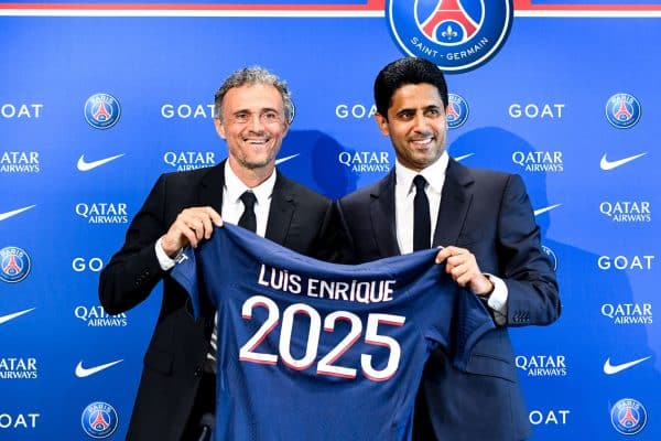 Luis Enrique, Nasser Al-Khelaïfi