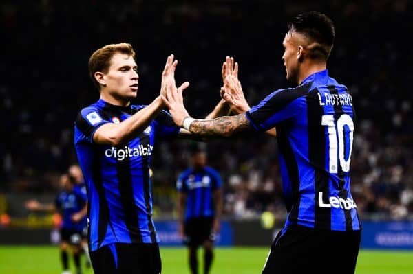 Nicolo Barella Lautaro Martinez Inter