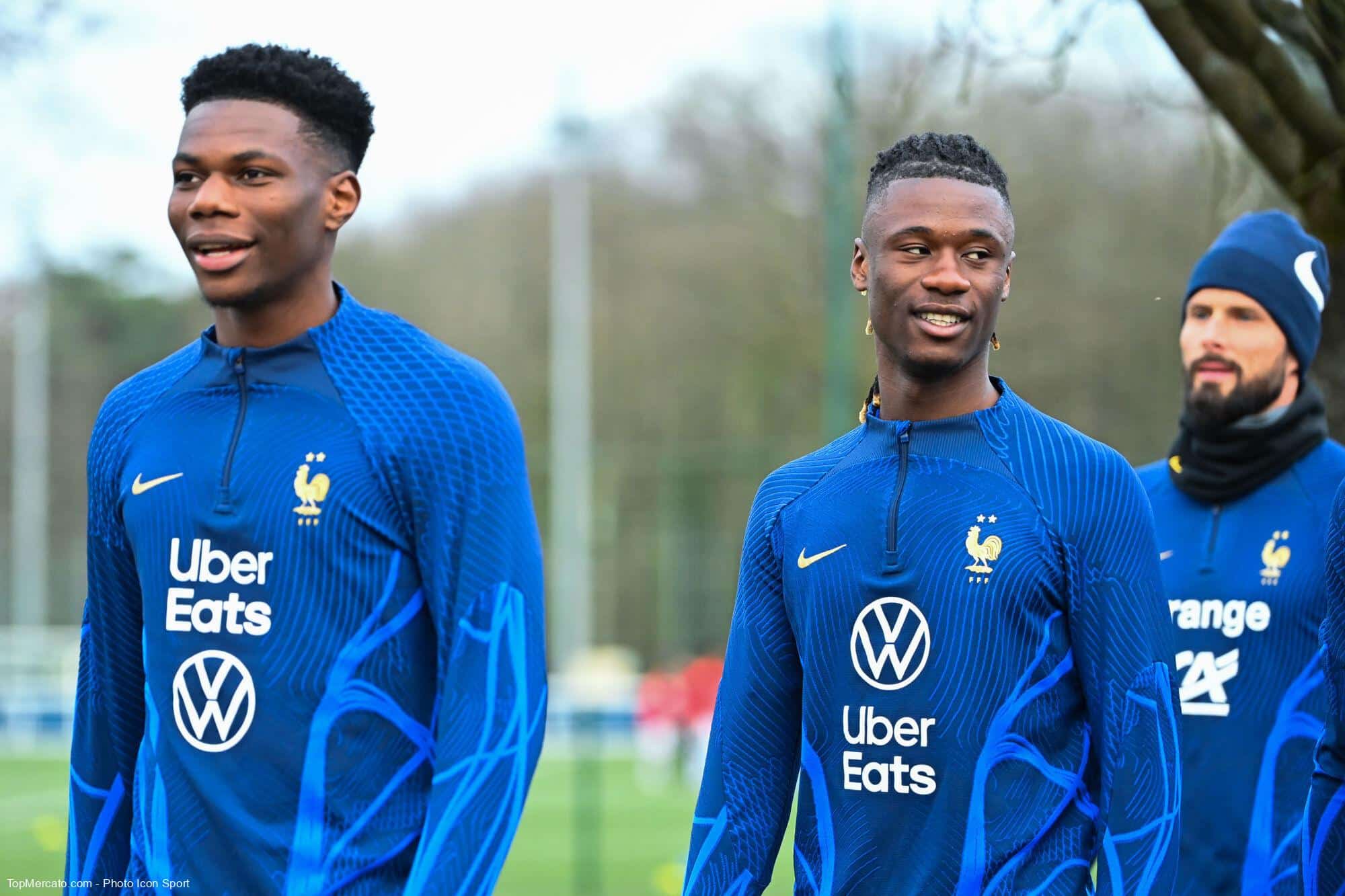 Aurélien Tchouaméni Eduardo Camavinga Equipe de France