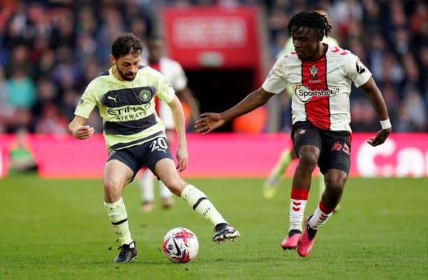 Bernardo Silva Roméo Lavia Southampton Manchester City