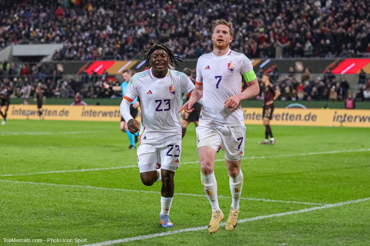 Johan Bakayoko Kevin De Bruyne Belgique