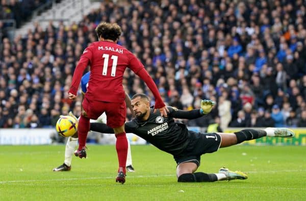 Mohamed Salah Robert Sanchez Liverpool Brighton