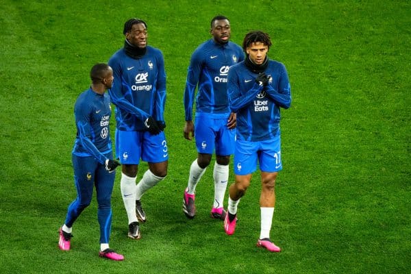Moussa Diaby Axel Disasi Youssouf Fofana Jean-Clair Todibo Equipe de France