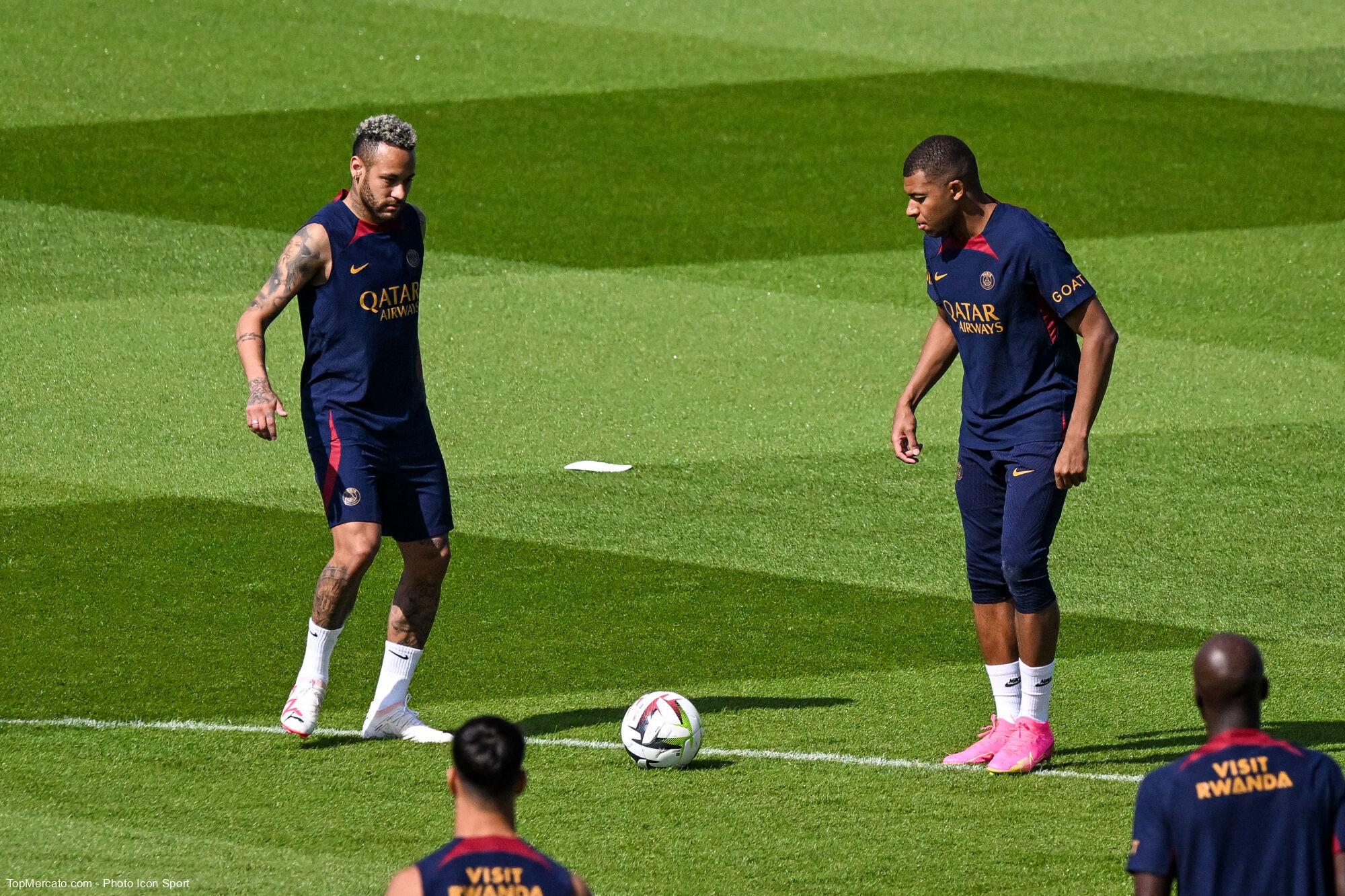 Neymar Kylian Mbappé, París París Saint-Germain PSG