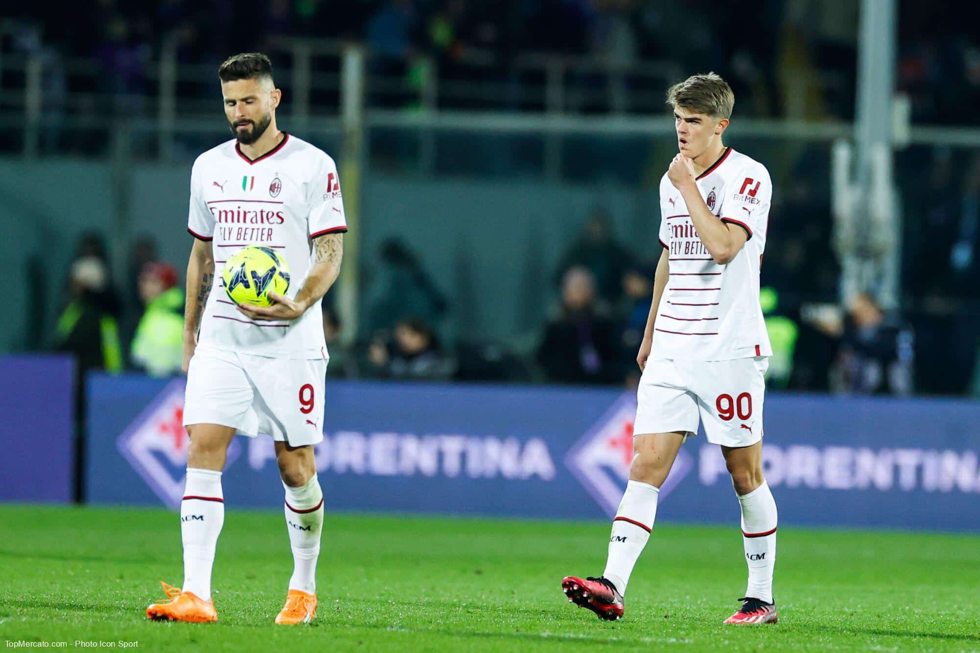 Olivier Giroud Charles de Ketelaere AC Milan