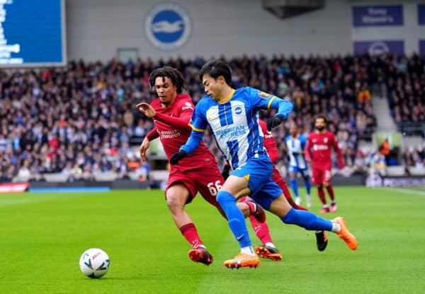 Match Brighton – Liverpool : chaîne TV et compos probables