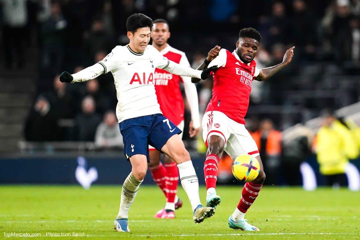 Heung-min Son Thomas Partey Arsenal Tottenham