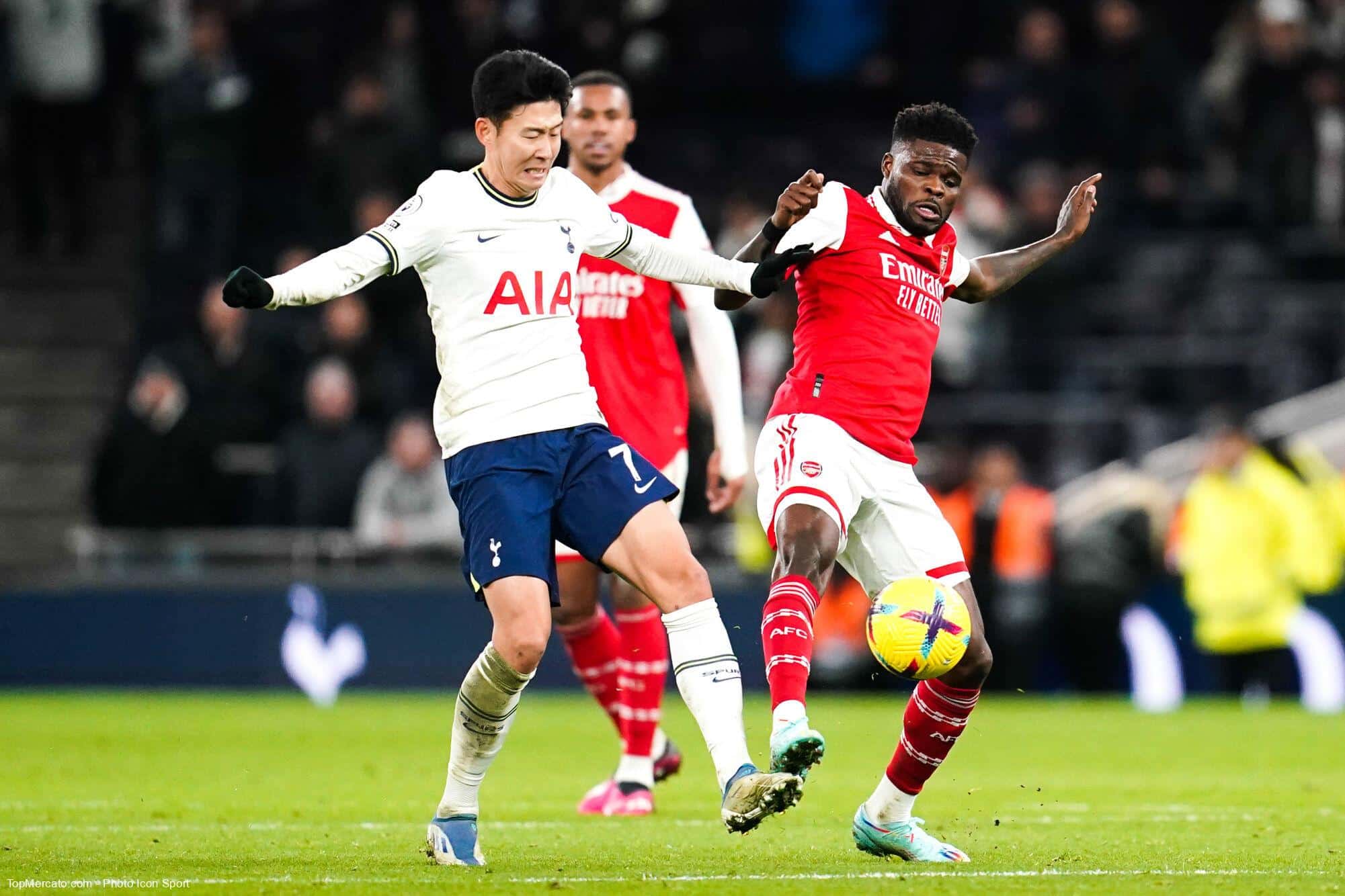 Heung-min Son Thomas Partey Arsenal Tottenham