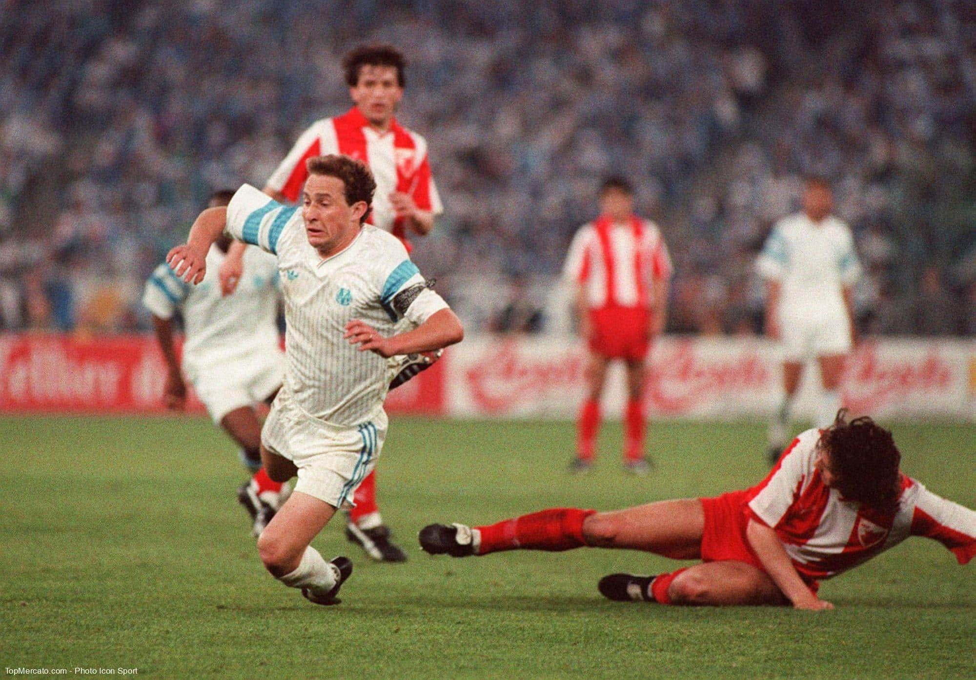 Jean-Pierre Papin OM Etoile Rouge de Belgrade 1991