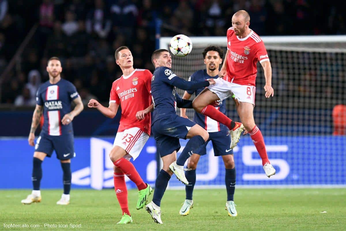 Julian Draxler Marco Verratti PSG Benfica
