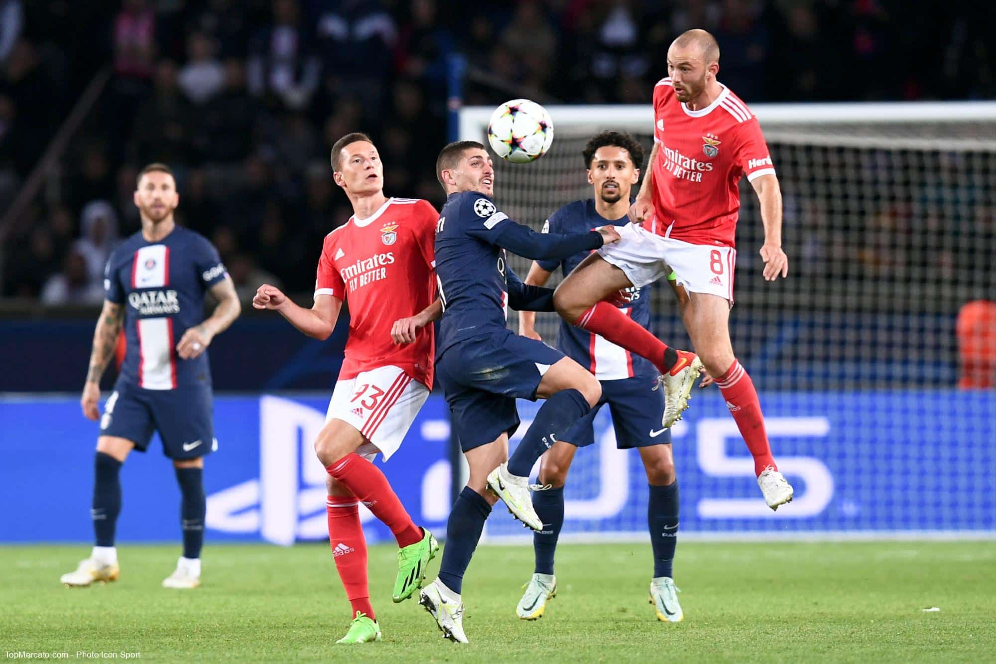 Julian Draxler Marco Verratti PSG Benfica