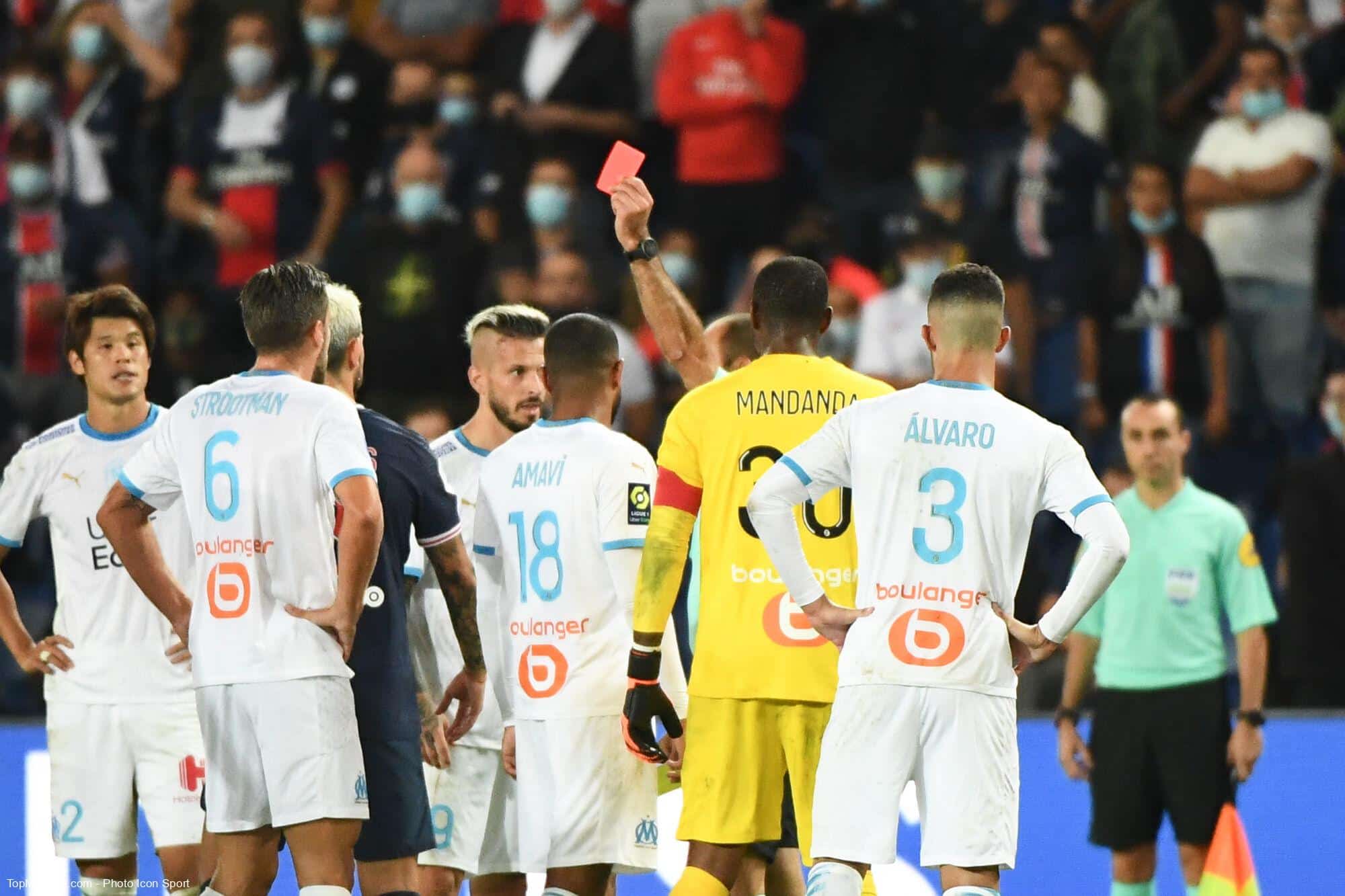 Kevin Strootman Steve Mandanda Alvaro OM PSG 2020
