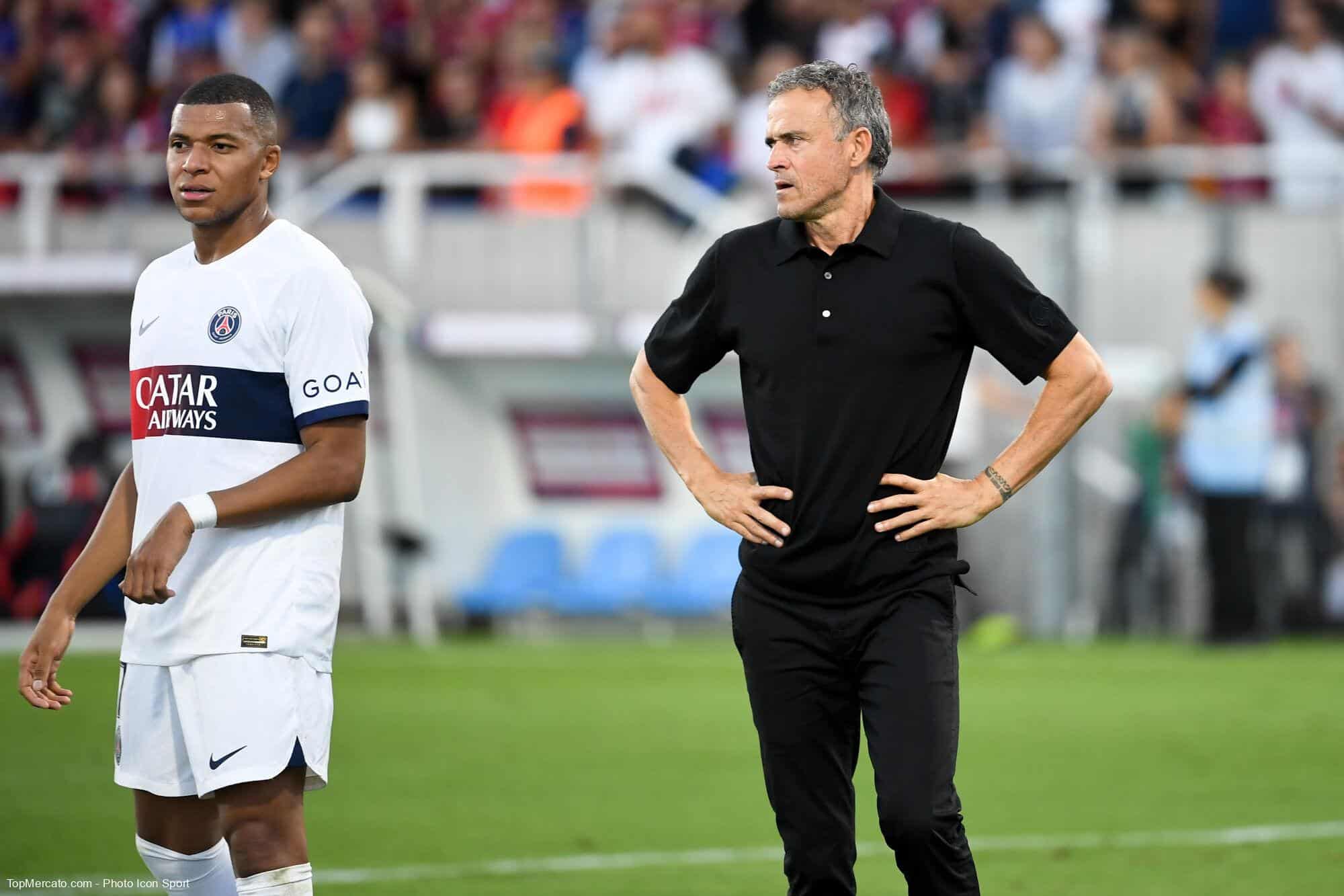 Kylian Mbappé Luis Enrique PSG Paris Saint-Germain
