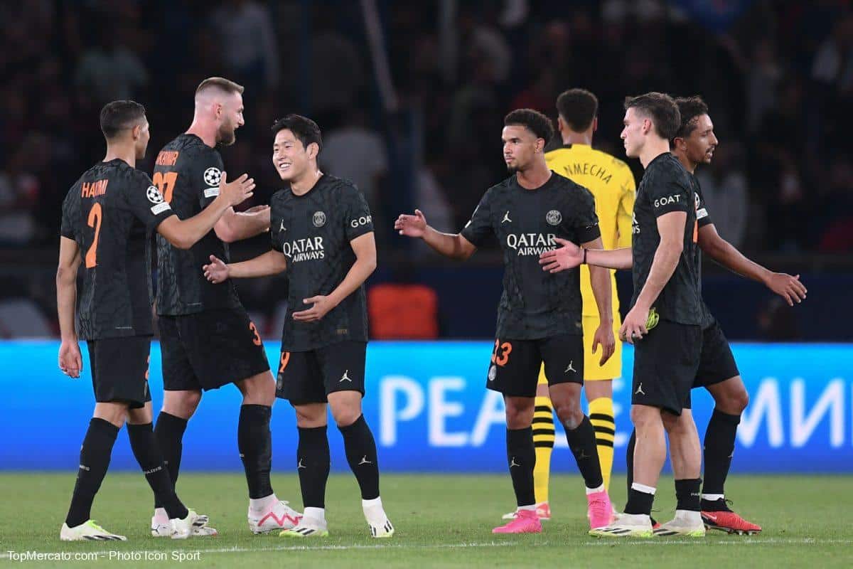 Milan Skriniar Lee Kang-in Warren Zaïre-Emery Manuel Ugarte PSG