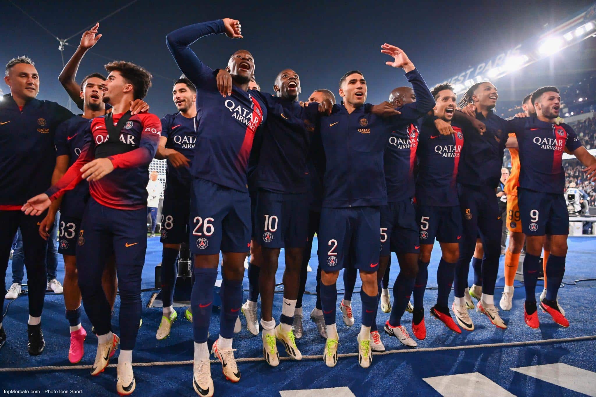 PSG célébration
