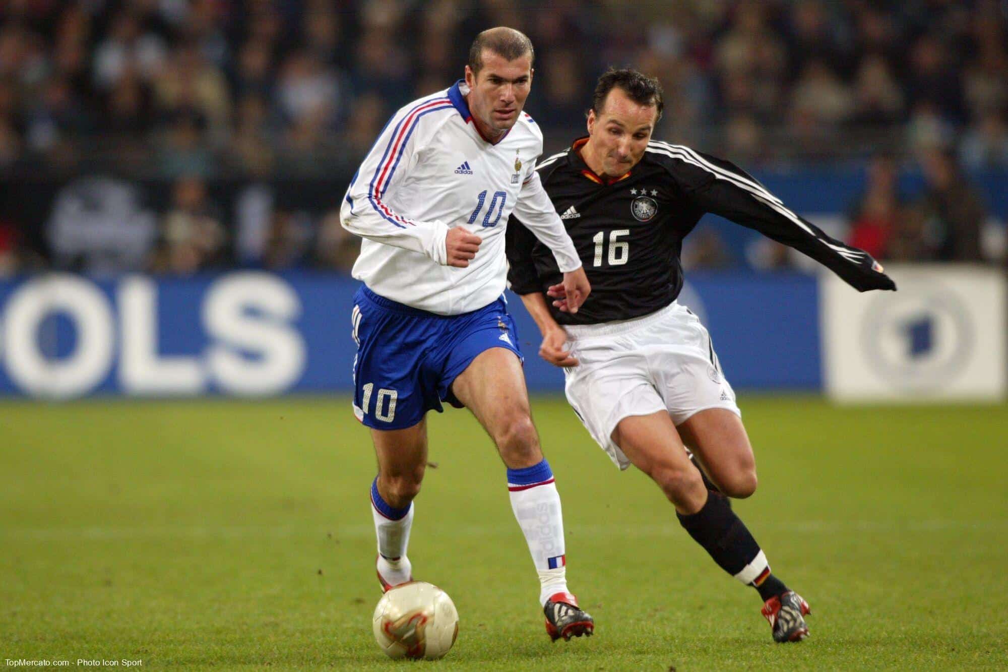 Zinédine Zidane Jens Jeremies Allemagne France 2003