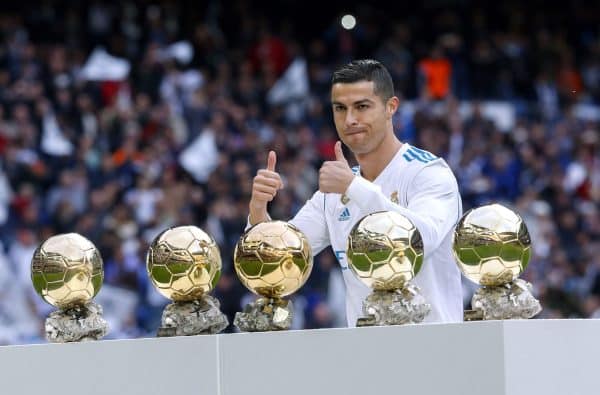 Combien Cristiano Ronaldo a-t-il gagné de Ballon d'Or ?