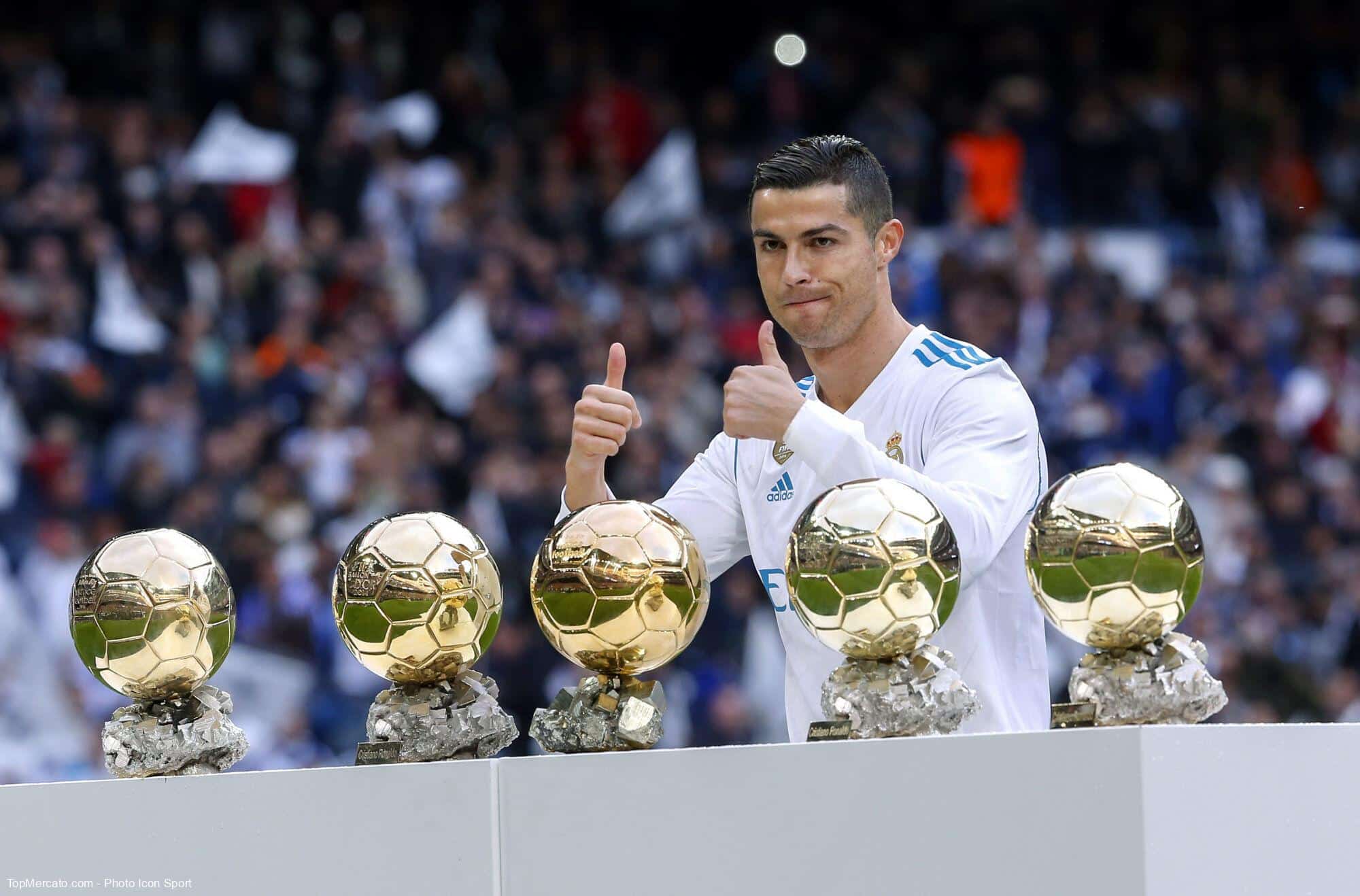 Combien Cristiano Ronaldo a-t-il gagné de Ballon d'Or