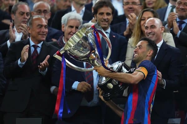 Sergio Busquets Luis Rubiales FC Barcelone