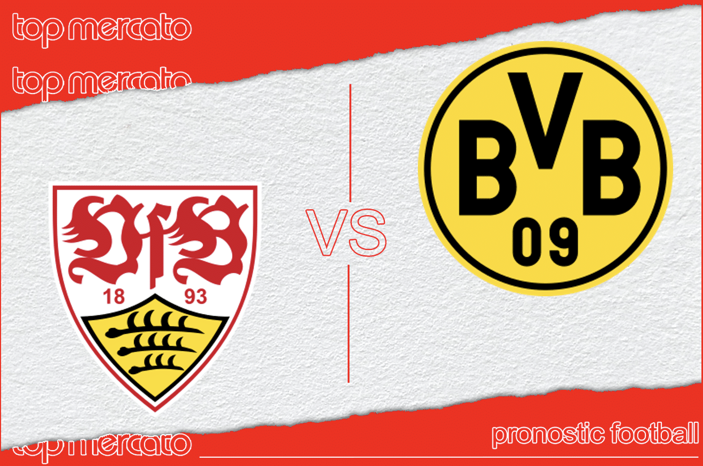 Pronostic Stuttgart - Borussia Dortmund à jouer