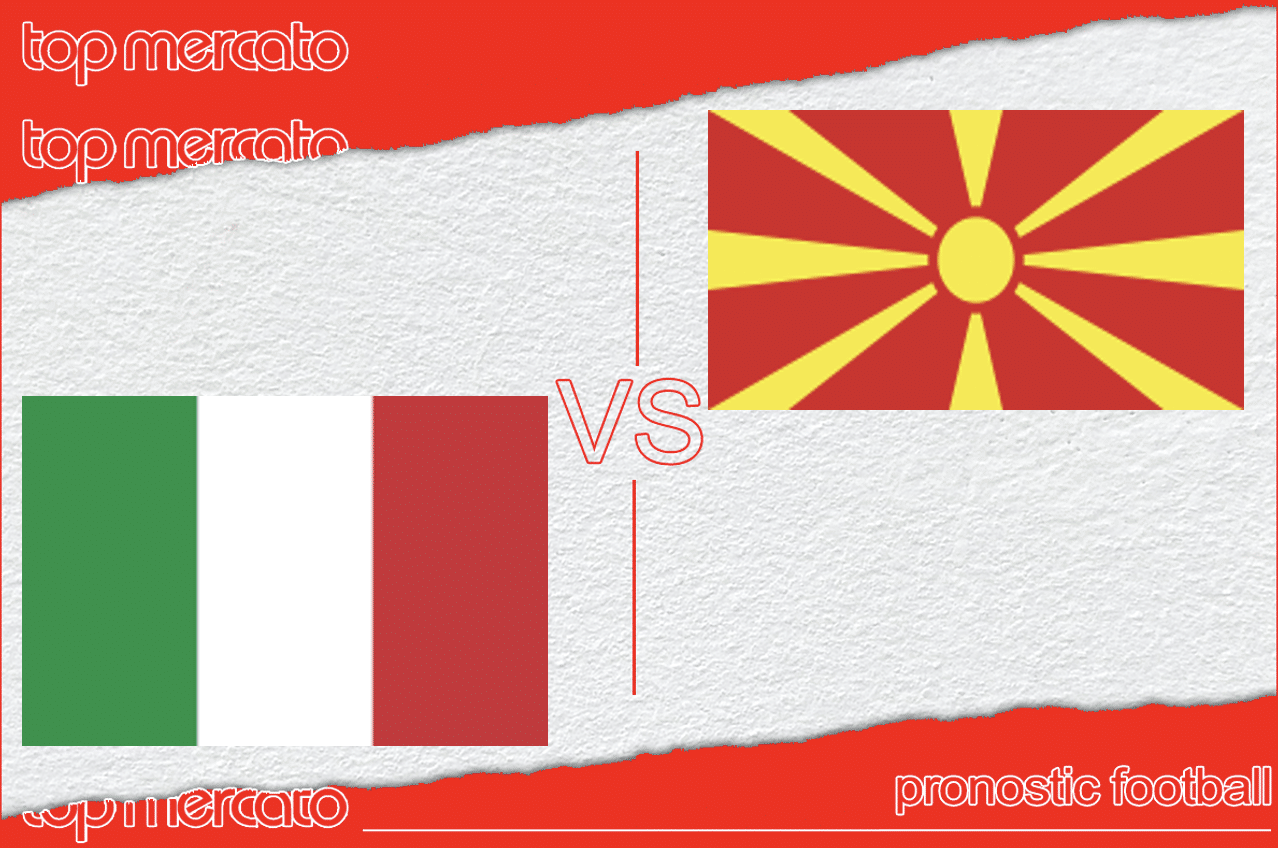 Pronostic Italie – Macédoine du Nord
