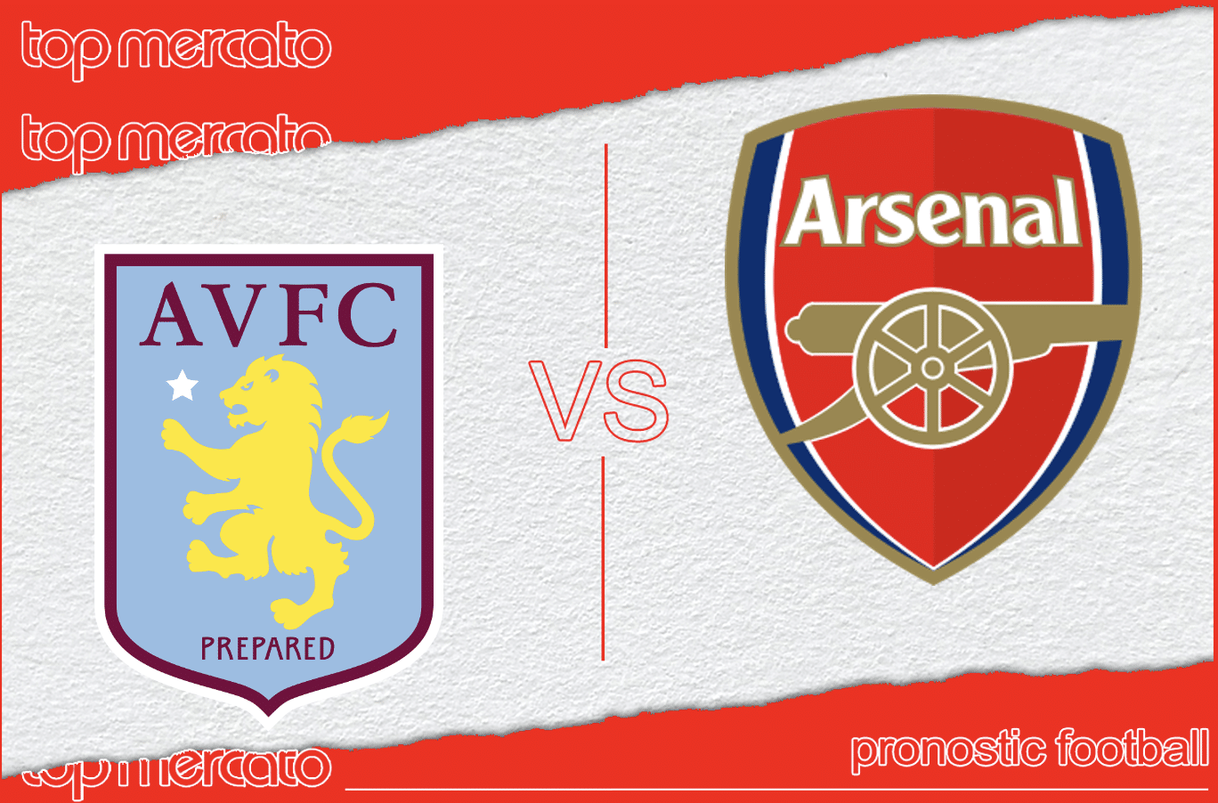 Pronostic Aston Villa - Arsenal et meilleures cotes à jouer