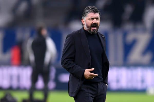 OM : Je crois que tu es le premier heureux&, Gattuso tacle la presse sur sa tactique