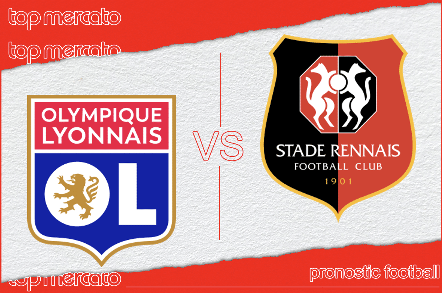 Pronostic OL - Rennes et meilleures cotes à jouer