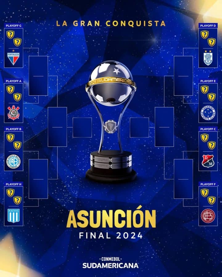 Sorteo de la Copa Sudamericana 2024 partidos, cruces y emparejamientos