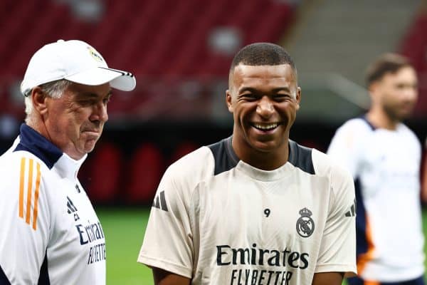 Real-Atalanta : les 2 options d'Ancelotti pour la première de Mbappé